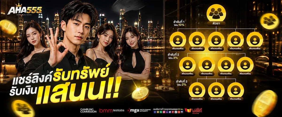 AHA555 ทางเข้าเล่น 2026 | เว็บตรง สล็อต ฝากถอนวอเลท